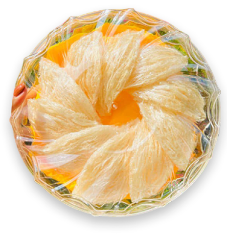 Tổ yến chưng lá dứa hạt chia