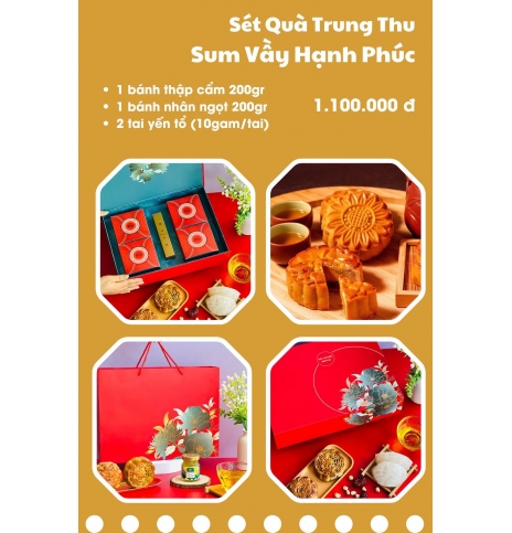 Set quà trung thu Sum vầy Hạnh Phúc