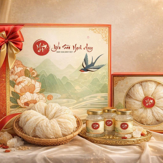 HỘP QUÀ TẾT YẾN SÀO